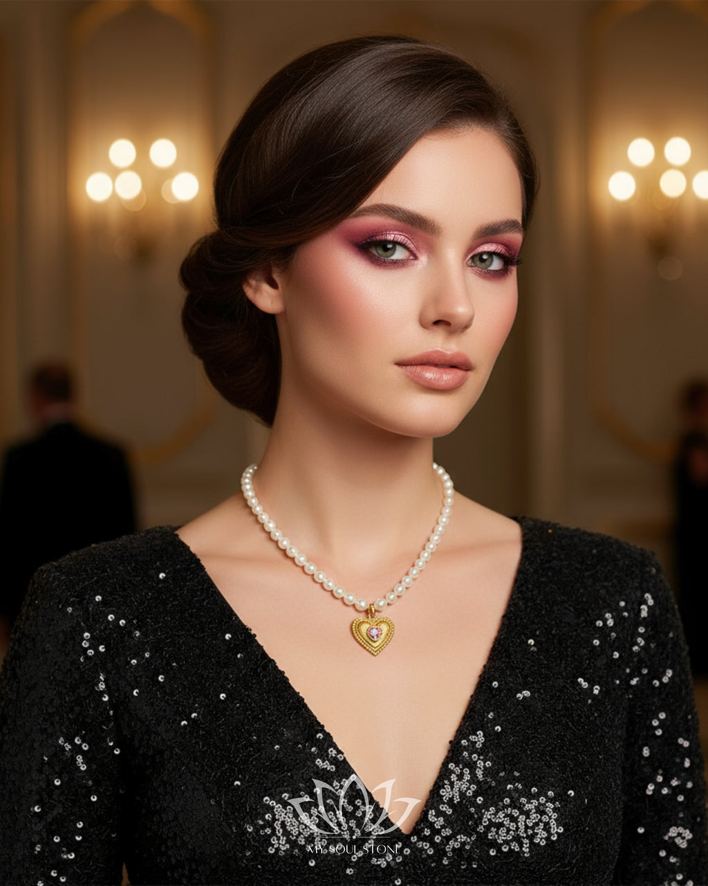 Natural Pearl Gold Plated Necklace