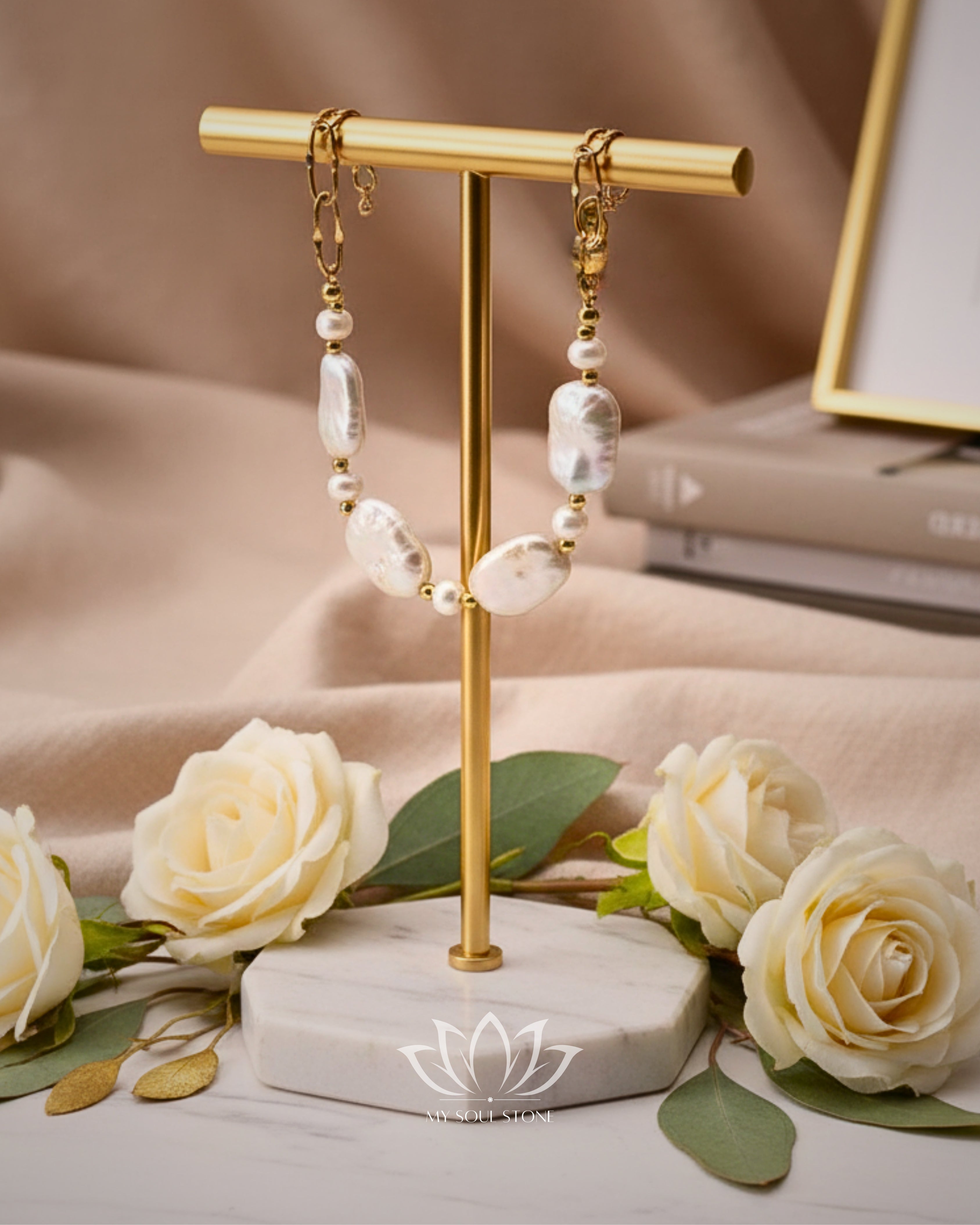 Mother Of Pearl - Gold Plated