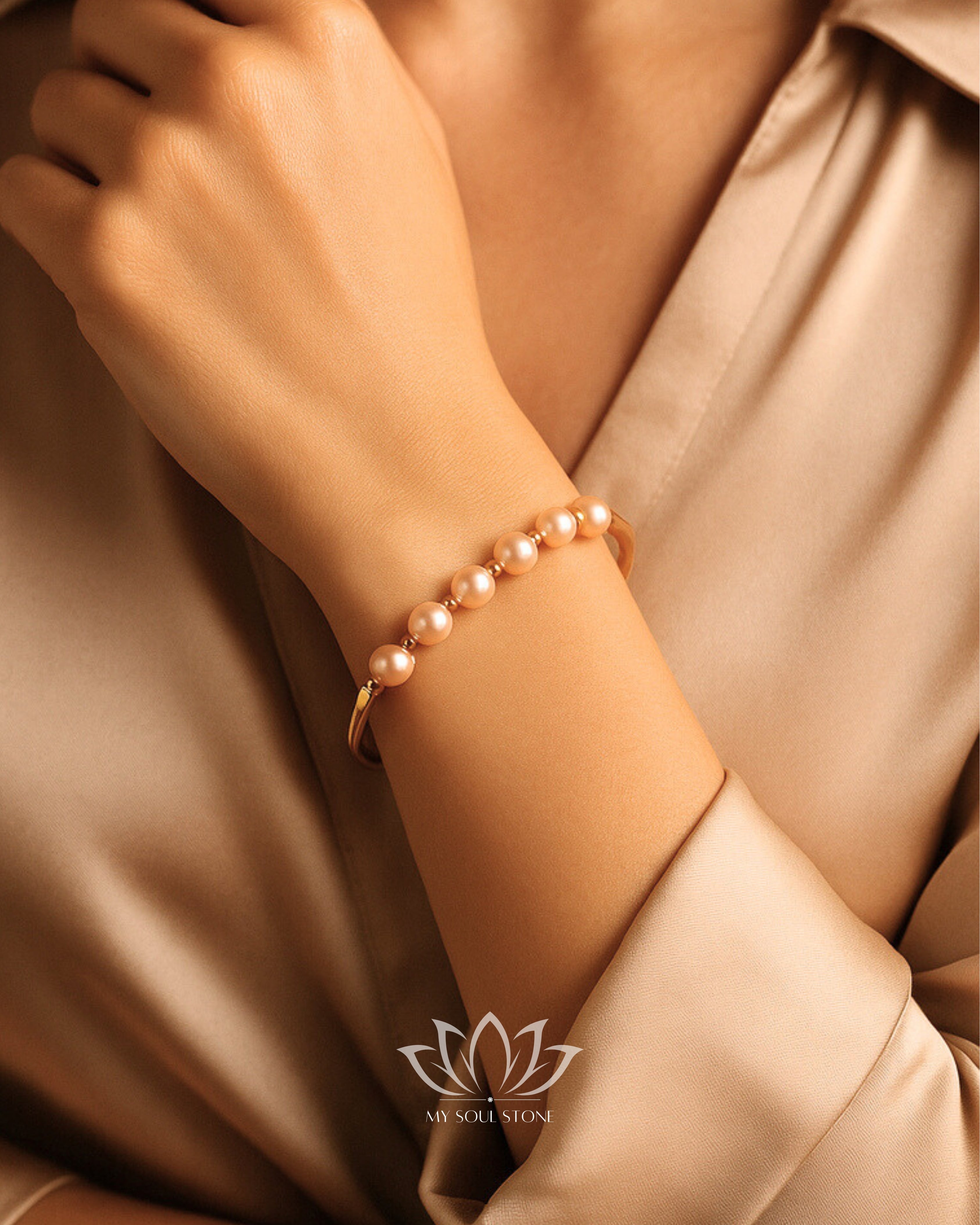Gold Plated - Natural Pearl